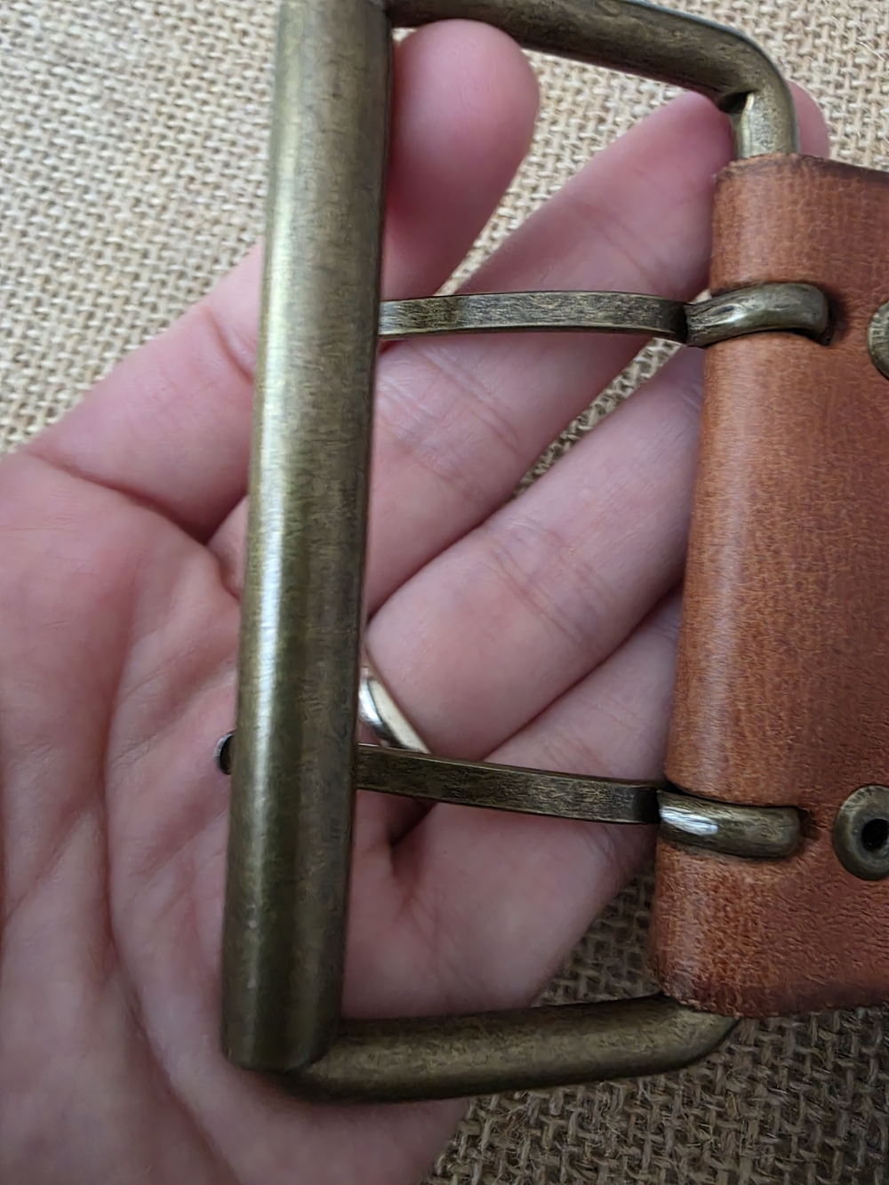 Gail Labelle Vintage Leather Belt 1970s–1990s - Picture 10 of 16